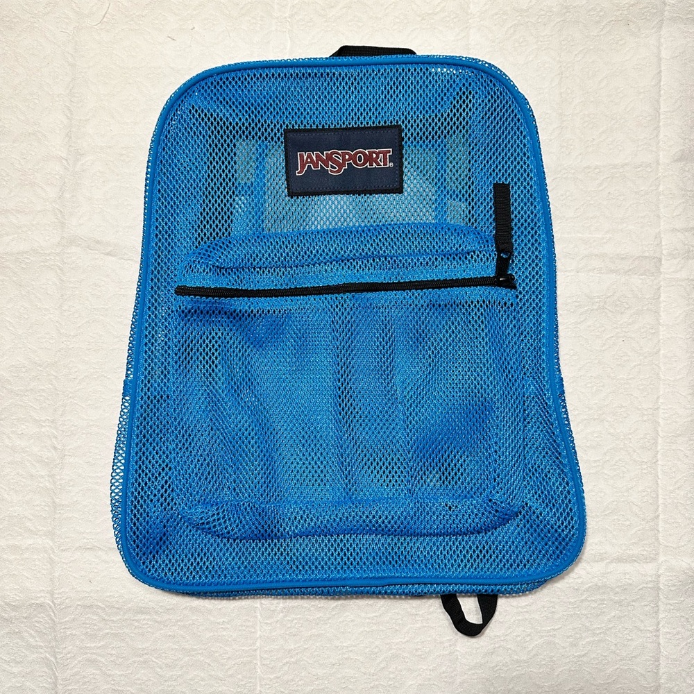 Jansport Mesh Backpack Blue